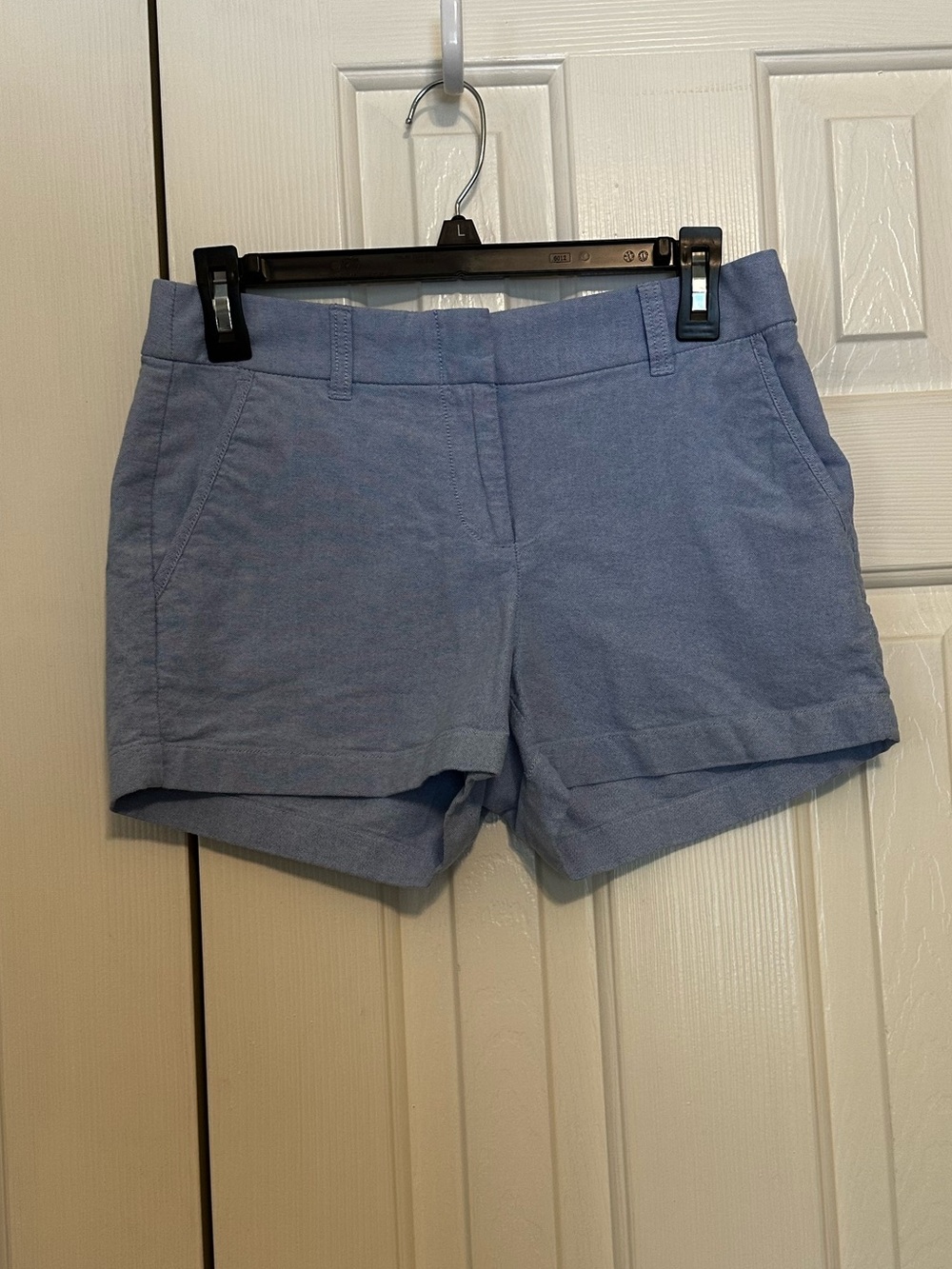 J. Crew Light Blue Linen-Blend Shorts